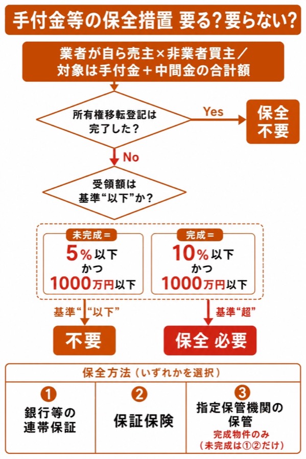 図 手付金等の保全の要否(タップ/ピンチで拡大)